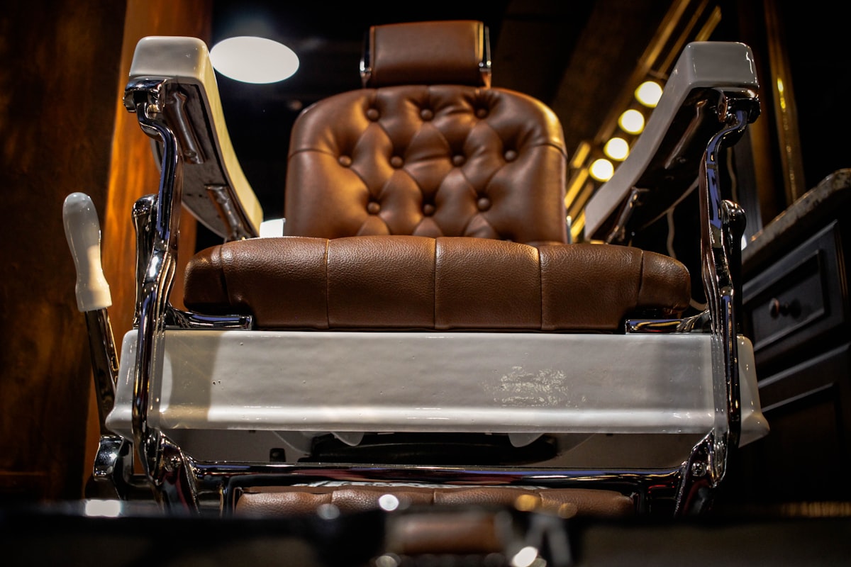 Premium barber chair — fit-out and equipment are often the largest startup cost